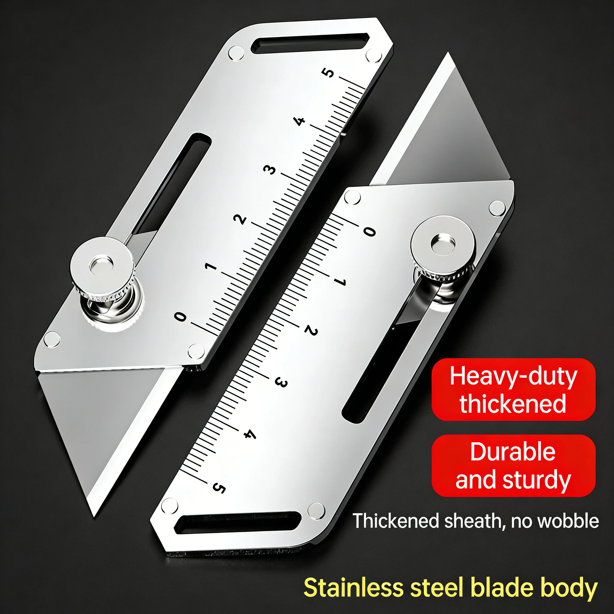Heavy Equipment Blade - Прочный промышленный универсальный нож из нержавеющей