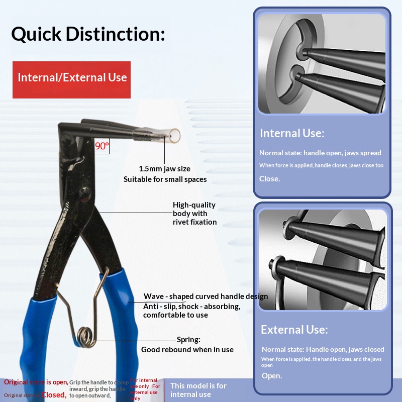 Клещи для снятия внутренних ст – обзор и цена Heavy Equipment Maintenance