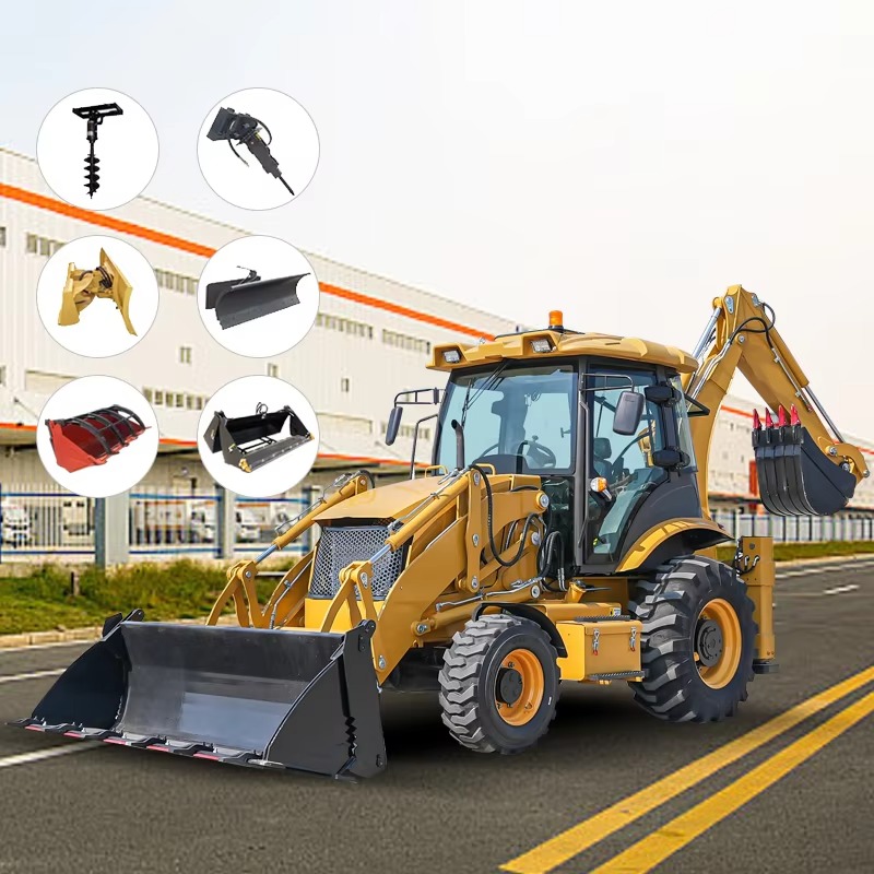 Полноприводный экскаватор-погр – обзор и цена Tractor Backhoe