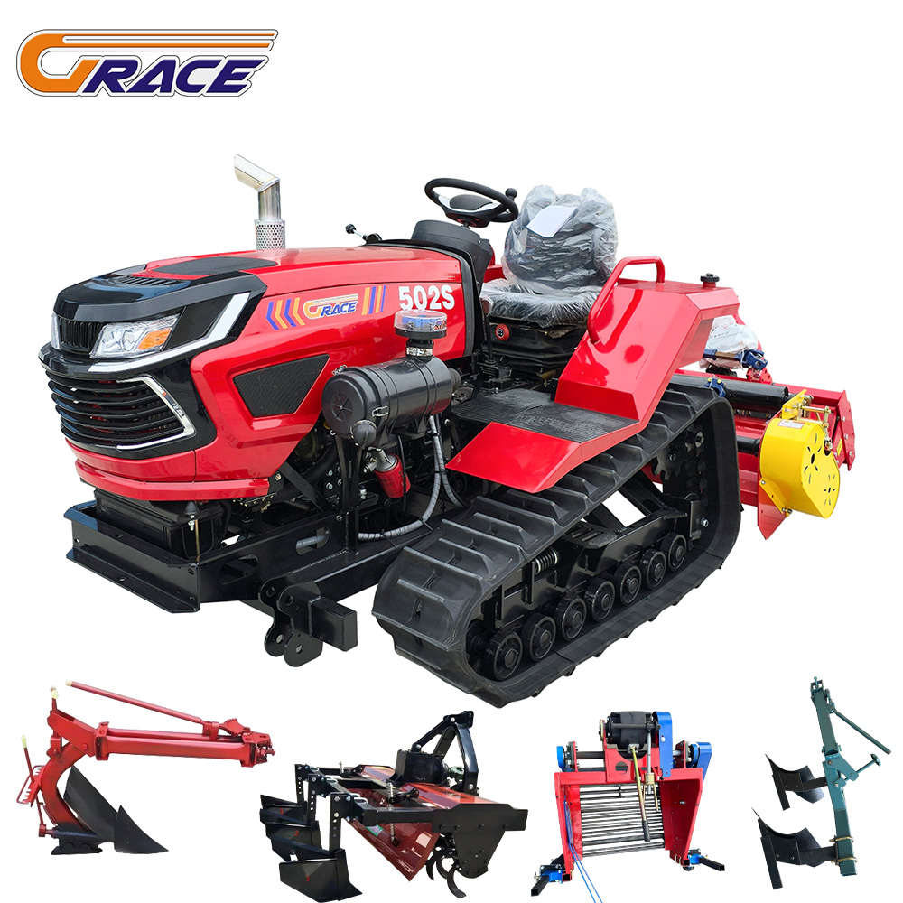 Трактор-культиватор гусеничный – обзор и цена Tractor Backhoe