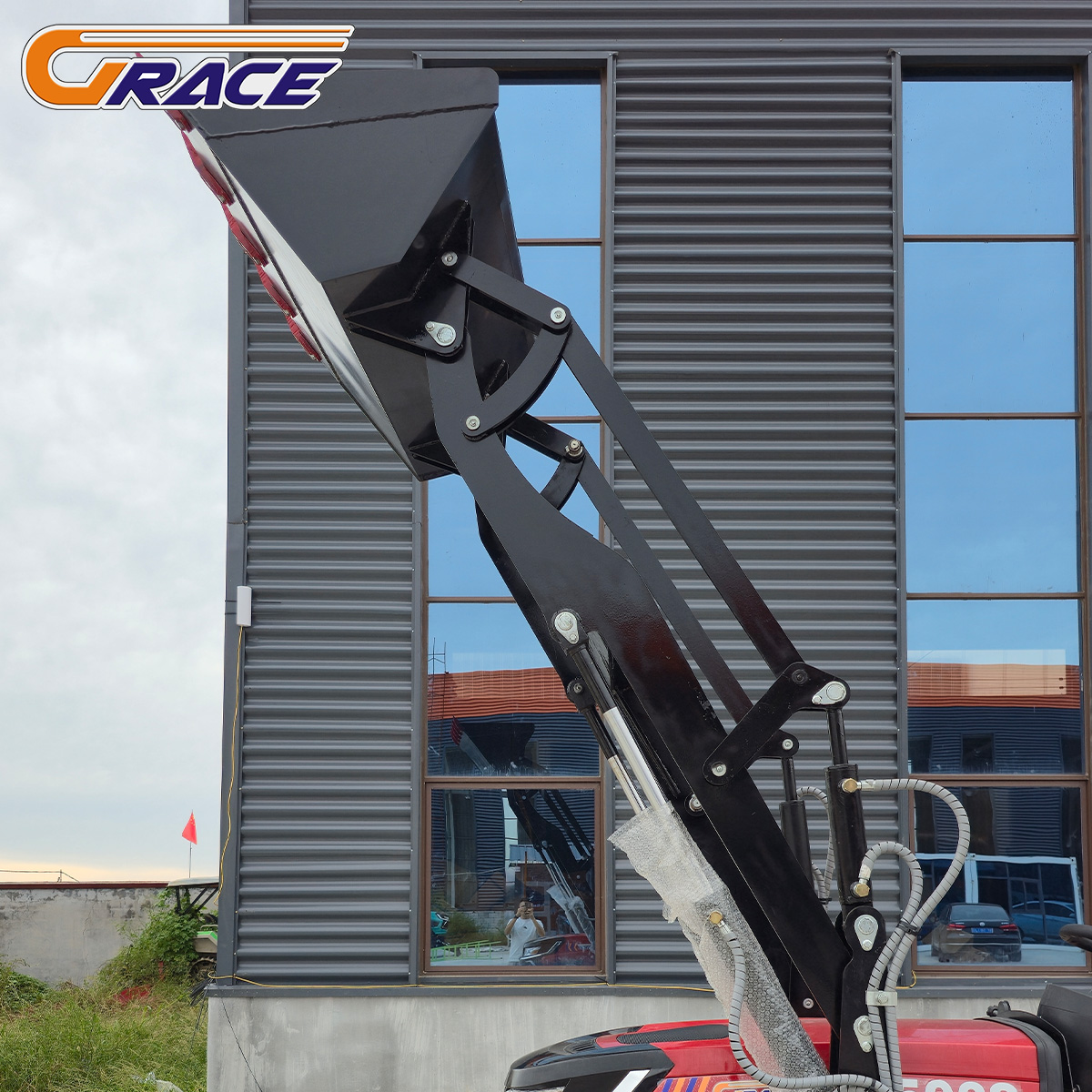 Трактор-культиватор гусеничный – обзор и цена Tractor Backhoe