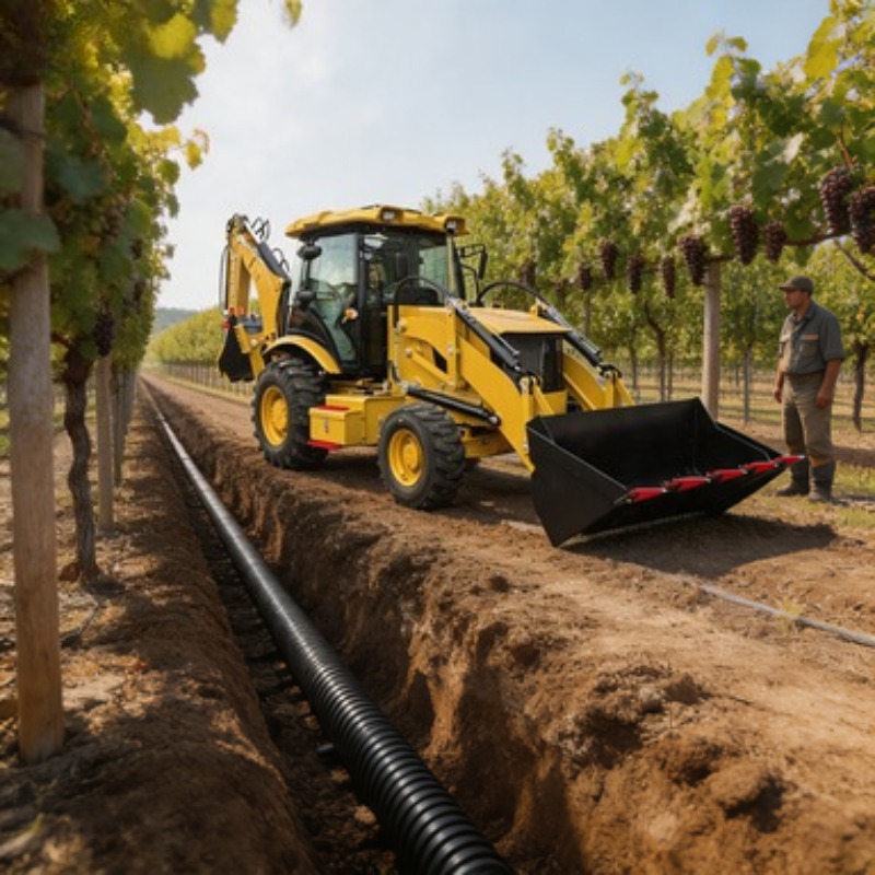 3-тонный экскаватор-погрузчик  – обзор и цена Tractor Backhoe