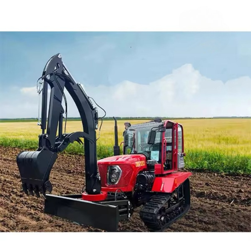 Индивидуальный гусеничный трак – обзор и цена Tractor Backhoe