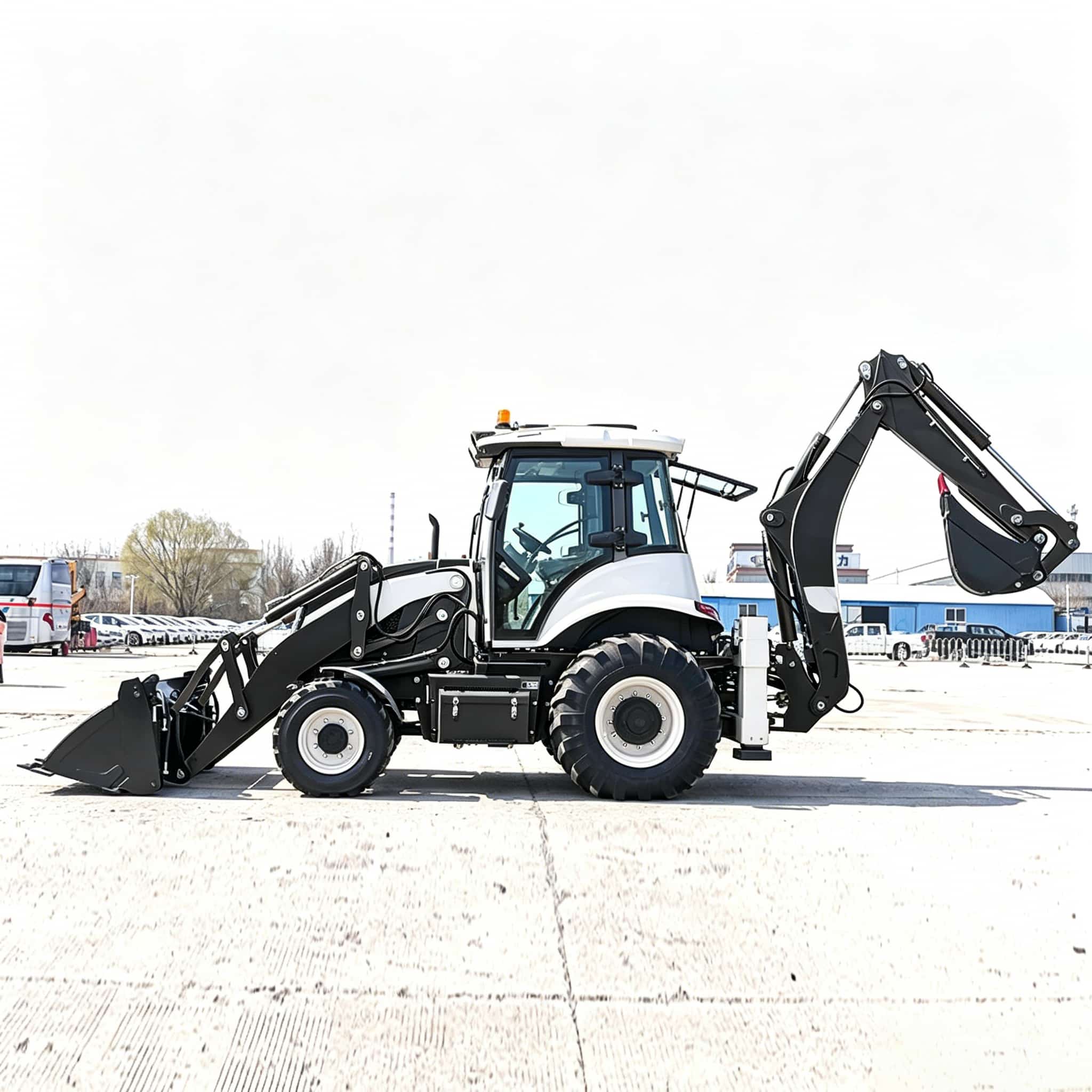 Экскаватор-погрузчик 40-30C с  – обзор и цена Tractor Backhoe